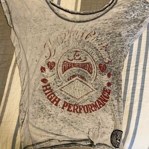 Affliction Gray Graphic Tee